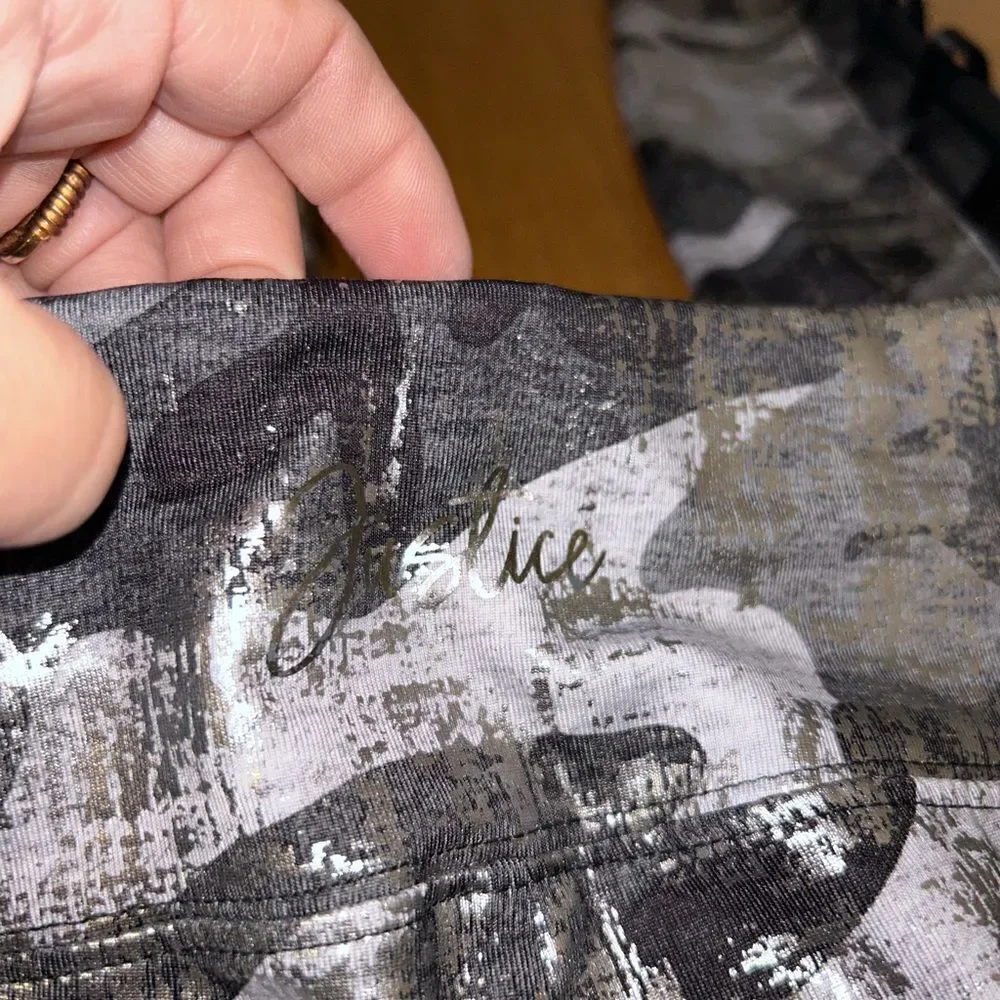 Justice athletic leggings size 12